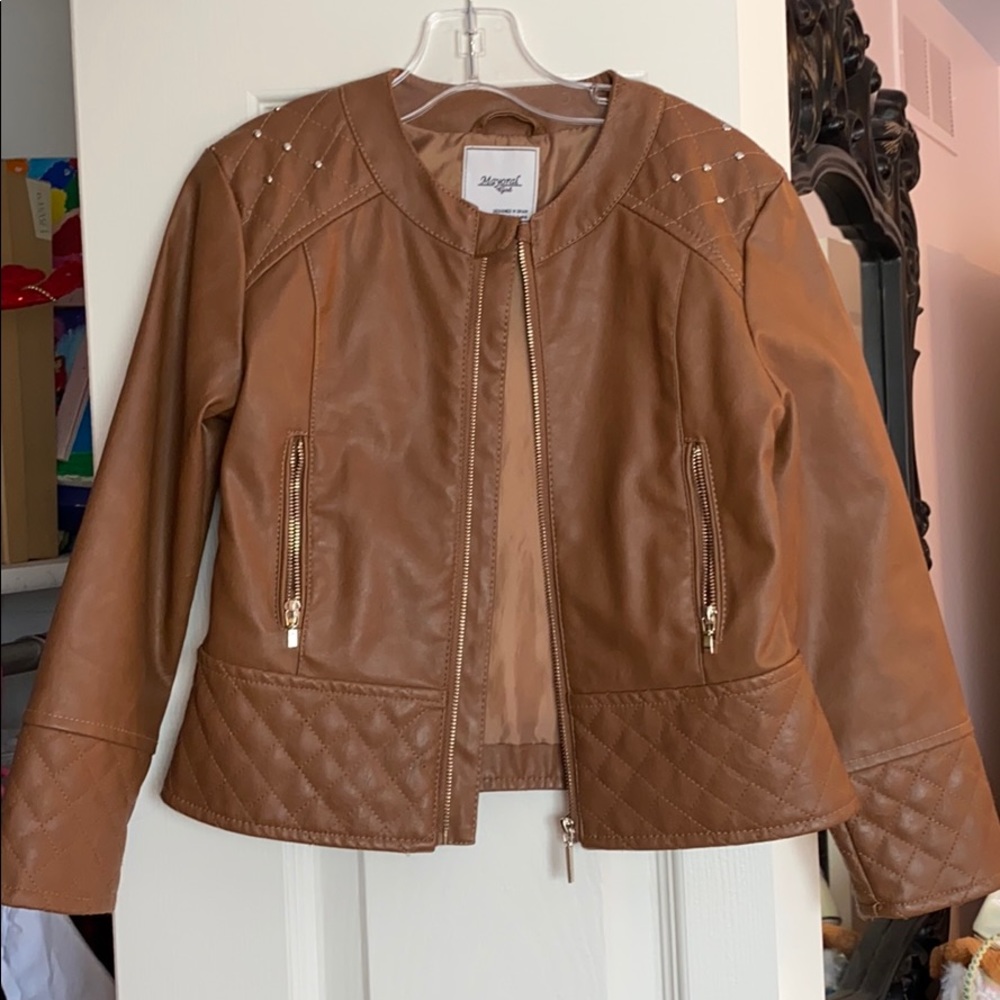 Girls leather jacket